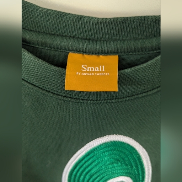 Carrots by Anwar Groovy Wordmark Crewneck Sweatshirt SMALL - Picture 7 of 8